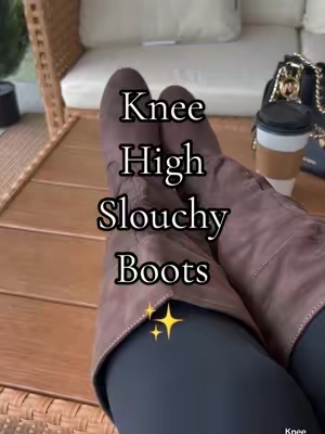 Knee high slouchy boots #kneehighboots #slouchyboots #tiktokshopcreatorpicks #tiktokshopstockup #fallboots @Dream Pairs 