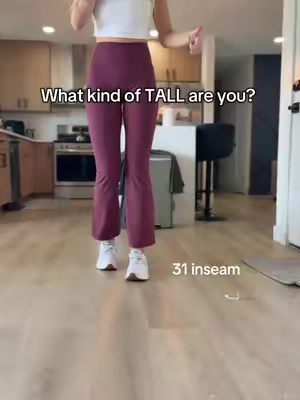 I will never get over these pants as a tall girl 😍 whatever you do, don’t underestimate the length! A lot of girls come back saying they are too long! Regular 31,Tall 34 inseam, Extra tall 35 and Ultra Tall 37 inseam! 