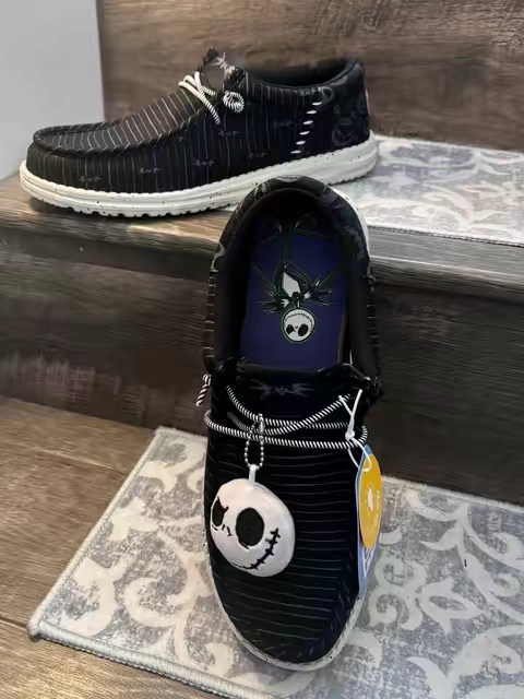 Nightmare before Christmas, hey dude, shoes #tiktokshopcreatorpicks #halloween #shoes##nightmarebeforechristmas