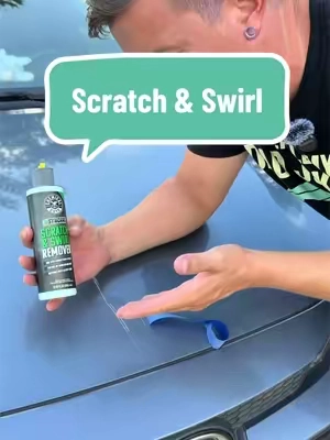 Scratch and swirl remover kit for car paint with a dual-sided hand applicator for spot polishing and detailing work. #ChemicalGuysNewArrivals #ChemicalGuys #summerfinds #TikTokshopbacktoschool #AutoDetailing 