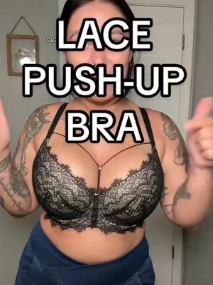 Lightly formed cups with breathable air holes too! Not a heavy padding like other bras! 🖤✨

#pushupbra #lacepushupbra #lacebra #largebustapproved #plussizebra 