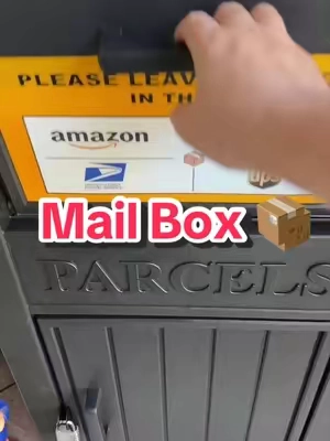 Lockable Porch Package Drop Box, Waterproof Anti-Theft Outdoor Delivery Storage Box LHBCRAFT#dropbox #mailbox #package #parcels #tiktokshopcreatorpicks 