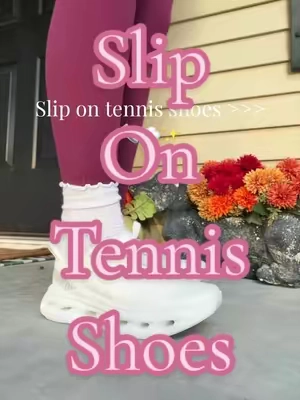 Cute, comfy & completely hands-free 👟 These slip-on tennis shoes will be your new favorite everyday sneakers!  @ALLSWIFIT  #walkingshoes #runningshoes #comfyshoes #sliponshoes #tiktokshopcreatorpicks 
