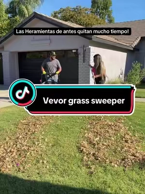Nunca e levanto las hojas y ramas tan rapido! #vevortools #vevor #vevorhomeimprovement #homecare #housecleaning 
