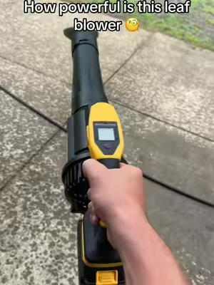 This one is way more powerful than some other electric leaf blowers ##cordless##electric##leafblower##powerful##tiktokshop