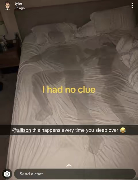 I’ve been sleeping well recently 