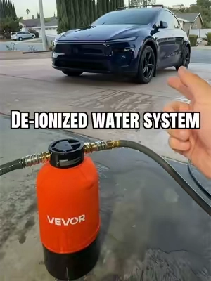 A full water deionizer setup for your pressure washer is a must have when it comes to washing your cars spot free! This set up from Vevor is extremely affordable and works very well! Get yours while they are still in stock!  #deionizedwater #vevor #pressurewasher #hardwaterstains #diwater 