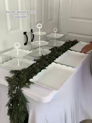 Set de bases de stand para cupcakes y postres  #cupcakestand #tiktokshopstockup #christmasgifts #christmas #