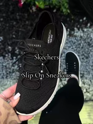 Skechers slip ins 🖤 #qvc #skecherslipins #skechers 