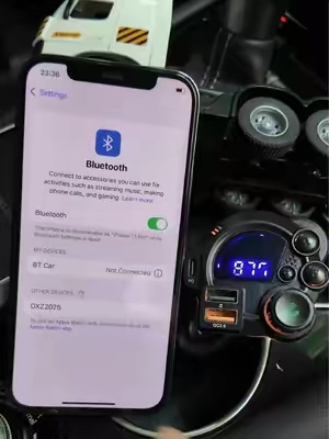 This Bluetooth car adapter just dropped in price… and I paid full price for it 😭#bluetoothcar #caraccessories #cartech #carupgrade #cargadgets 