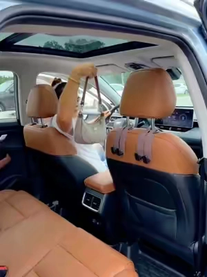 Finally found a bag hook upgrade that’s actually worth it! 🔥 #caraccessories #carmusthave #newcar #caressentials #carorganization