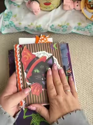 Spooky season means spooky, junk journaling#TikTokShopCreatorPicks #tiktokshopstockup #junkjournal #junkjournaling 