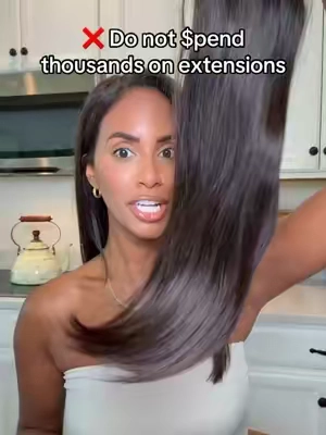 I almost fell out my chair the hair is so good 😭 #googoohair #tiktokshopstockup #clipins #hairextensions 