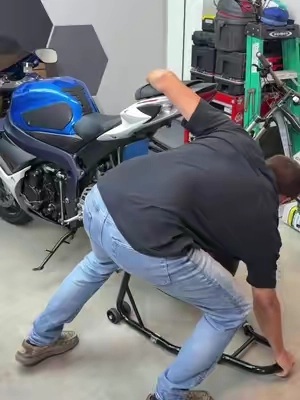 Motorcycle racing stands! #motorcycle #sportbikelife #maintenance  