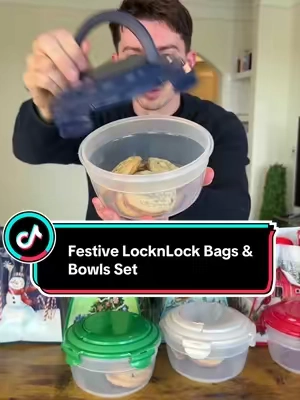 The festive locknlock sets always go QUICK 🎄🎅🏼. Finally back in stock & perfect for small gifts or treats at home 🍪 #christmasgifting #christmas #locknlock #tiktokshopcreatorfinds 