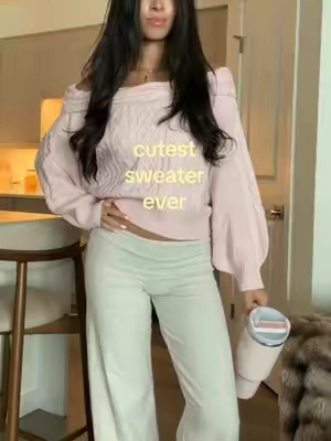 the perfect oversized top that’s not itchy (size xs)