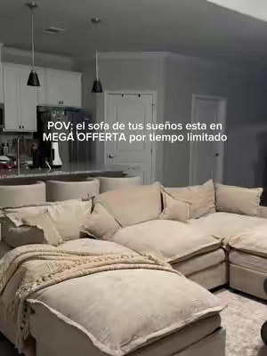 El sofa de tus sueños 🤎☁️ a un precio bajo @OVIOS #ovio #cloudcouch #tiktokshopstockup #tts #sofa 