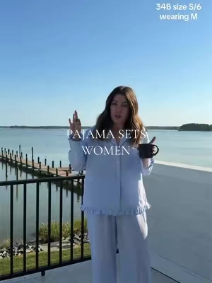 Cotton pajama sets >> #pajamas #pajamaset #cottonpajamas #pjs 