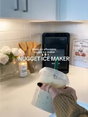 no cause the cruuunch makes me so happy 🎀🤌 @Euhomy_US #nuggetice #nuggeticemaker #nuggeticemachine #icedcoffeeathome #coffeetok 