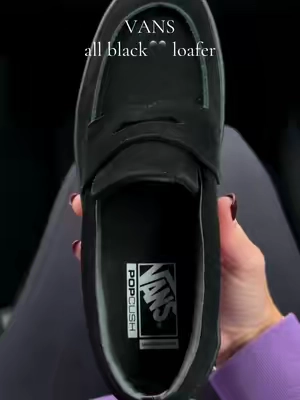 @vans all black loafers are never gonna disappoint  #allblack #loafers #tiktokshopstockup 