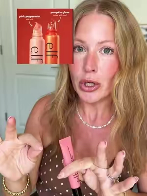 Glow reviver duo in peppermint and pumpkin!? 🎃 #glowrevivermeltinglipbalm #elfcosmetics #elfholidayset @e.l.f. Cosmetics 