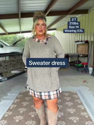 The cutest sweater dress!!