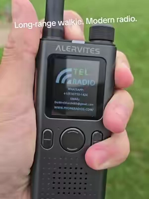 POV: Phones drop signal and cheap walkies are noisy until these long-range radios keep the crew connected 📡 This Alervites AT1 Long-Range Walkie Talkie is built for job sites, hunting, events, and off-grid communication. Clear audio, modern screen, and a compact handheld design that’s easier to live with than old brick radios. Talk when the phone won’t. If you need reliable comms for work or outdoor days, these AT1 radios are a solid pick. Drop a 📡 if you need these! Tap the orange cart 🛒 #WalkieTalkie #TwoWayRadio #Alervites #JobSiteGear #OutdoorGear 