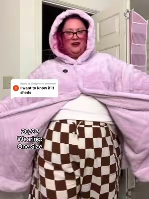 Replying to @cindytens PAVILIA Wrap Hooded Blanket #hoodedblanket #wearableblanket #cozyfinds #plussize #tiktokshopstockup 