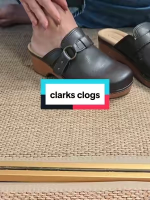 to say these are comfortable is an understatement 👌 #clogs #qvcloyaltyprogram #clarksshoes #plantersfasciitis #fallshoes 