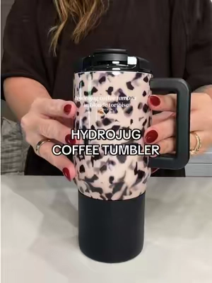 the only coffee cup you need this fall, it is stunning ☕️✨ @HYDROJUG #hydrojug #coffeetumbler #coffeemug #fallcup #cutecup 