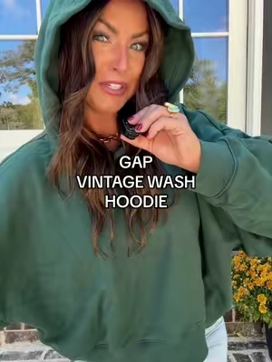 Not my 3rd color from this collection 🫣 but without a doubt, my FAVVVV!!!!  #gap #vintagewash #hoodieszn #tiktokshopstockup #casualstyle 