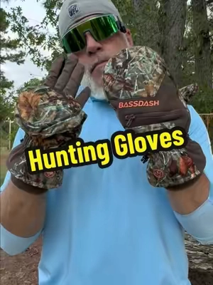 BASSDASH Men’s Insulated Mittens Winter Camo Hunting Gloves #huntinggloves, #huntinggear, #deerhunting, #gloves, #tiktokshopstockup 