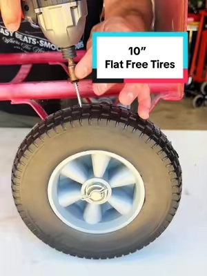 No air, no flats, no hassle! A simple upgrade that keeps your cart or wheelbarrow rolling over rough ground. #SolidTires #NoMoreFlats #Wheelbarrow #GarageTools #PropertyMaintenance  @Haidee_Collab @VEVOR Outdoor Store @VEVOR Store @VEVOR Automotive Store 