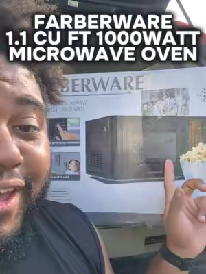 I’m still shocked I got a full-size countertop microwave from TikTok Shop 😂 This Farberware microwave from the official QVC shop is 1.1 cu. ft., 1,000 watts, has 8 one-touch auto menu programs, child safety features, AND free shipping. The fact that you can get something like this delivered from TikTok Shop at the offer they have going on is wild. Check the cart and see what they have going on today! - #Farberware #QVC #KitchenEssentials #TikTokCreatorPicks #MackMotivates 