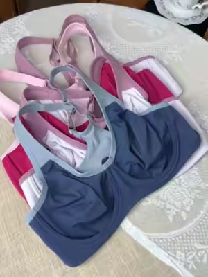 Navy with pink trim beside the tea cup Navy and pink, laid out beside a tea cup. An easy afternoon, dressed up. #hsiabra #DealsforYouDays #PushUpBra #Y