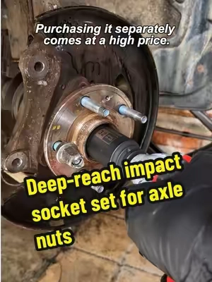 For heavy-duty work. Handles extremely high torque. You can remove an axle bolt in 20 seconds. Don't buy them individually—it ends up being expensive. Link below. #HeavyDuty #HighTorque #HeavyDutyMechanic #QualityTools #SmartShopping