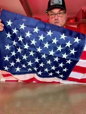 Embroidered Heavy Duty USA American Outdoor Flag #USAFlag #AmericanFlag #Patriotic #RoysRealReviews 