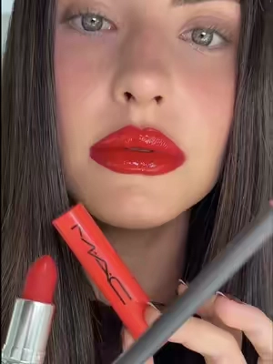 the most perfect red lip💋 @M·A·C Cosmetics @M.A.C Cosmetics Store #MACCosmetics #redlips #fallmakeup #lipcombo #falldealsforyou 