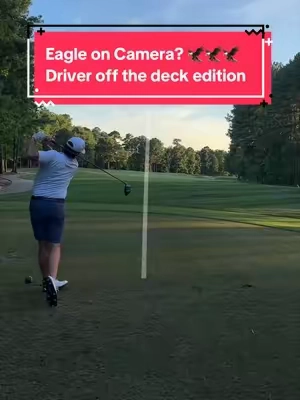 Another driver off the deck, another look at Eagle.      #golf #golftok #golftiktok #golftech #rangefinder 