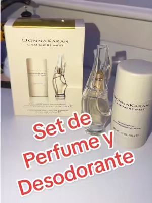 🥵CHICAS‼️ este dúo les encantará …. Set Donna Karan Cashmere Mist para mujer – incluye Eau de Parfum en spray de 15 ml (0.5 oz) + desodorante antitranspirante en barra de 50 g (1.7 oz). @Donna Karan Beauty #tiktokshopstockup #sohochic #TikTokshopbacktoschool #girl #perfume 