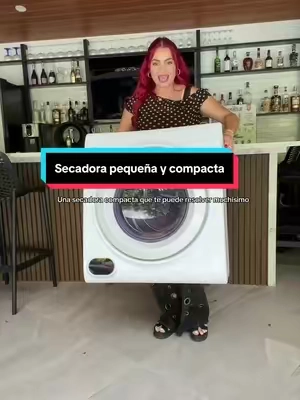Una opción práctica para secar ropa sin ocupar tanto espacio 👕✨ #euhomy#compactdryer#TikTokShopCreatorPicks#minidryer#laundryessentials 