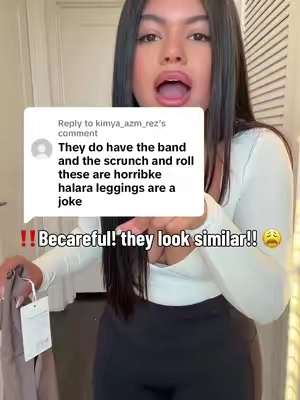 Replying to @kimya_azm_rez It’s unfortunate that they didn’t work for you, :/ but these are the NO Roll, NO scrunch, NO Band leggings, if you ever want to give them another try 😌🫶🏼 🙌🏽✨ #tiktokshopblackfridaysale #sportswear #halaraeveryday #leggings #halara 