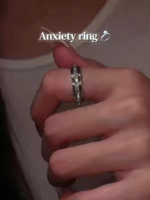 Regret Not Buying Earlier, Ease Nervousness#rings #anxietyrelief #giftforher #fyp #tiktokshopfinds d