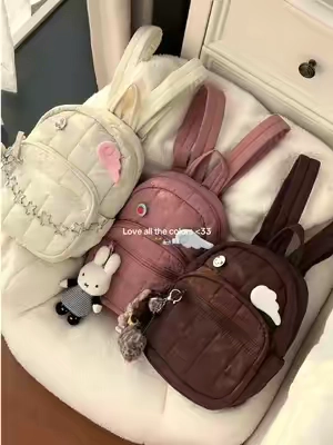 Can’t get over thes cute backpack.🥹✨#bagsmart #backpack #schoolbag #cutebag #minibag 