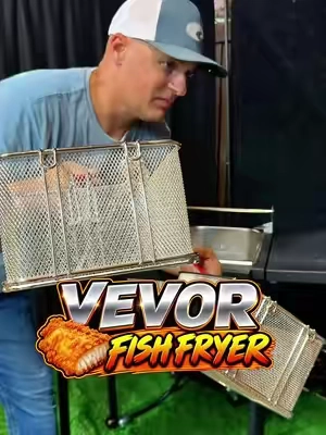 VEVOR 16QT Outdoor Propane Deep Fryer with Dual Fryer Baskets & Side Tables DESCRIPTION: VEVOR 16QT propane deep fryer built for outdoor cooking, fish fries, wings, fries, seafood and more. Features dual fryer baskets, two covered oil pans, independent burner controls, side prep tables and a freestanding design. Great for backyard cookouts, family gatherings, tailgating, camping and outdoor events. #VEVOR #PropaneDeepFryer #FishFryer #OutdoorCooking #OutdoorFryer KEYWORDS: VEVOR deep fryer, VEVOR fish fryer, 16QT propane fryer, outdoor propane deep fryer, dual basket fryer, fish frying station, outdoor fish fryer, propane fish fryer, commercial outdoor fryer, deep fryer with side tables, backyard fish fry, outdoor cooking equipment, fryer for wings and fries, seafood fryer, tailgate cooking