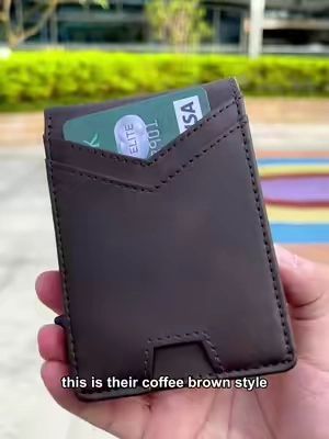 Staggered trigger access, RFID shielding, and stays ultra flat in your pocket. Check the yellow cart! ⏳🚀📦🎒🔥 #Wallet #PocketEssentials #GuysStyle #FlashSale#TikTokshopbacktoschool 