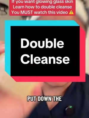 If you want really glowing skin make sure to start double cleansing! It removes all excess dirt and oil. Just a quick disclaimer: While I’m a licensed pharmacist, the advice I share here is for general educational purposes only. Always check in with your own doctor or healthcare provider for personal medical advice.  #doublecleansing #doublecleanse #tiktokshoprestock #skincare #facewashproducts 