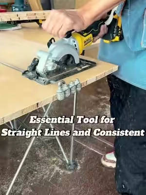 Need straight, consistent cuts? 🔧📏 This tool keeps your lines clean and precise! 🪚✨ Tap the cart to get yours! 🛒 #DIY #Woodworking #Tools #TikTokMadeMeBuyIt #ToolTok 