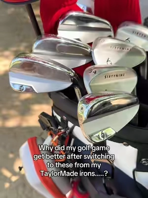 Genuinely no clue why but these irons are incredible… and at the price you can get them it’s a no brainer if you want new irons that won’t break the bank. #tiktokshopcreatorpicks #tiktokshopstockup #golf #golfer #irons @69 Golf 