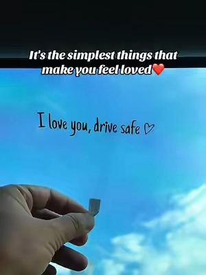 The sweetest way to say “I love you,drive safe ❤️”#giftideas #gift #caraccessories #drivesafe #fyp 
